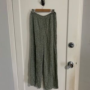 F21 Floral Flowy Pants size S